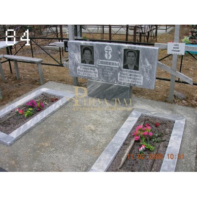 Памятник из мрамора 84 — ritualum.ru